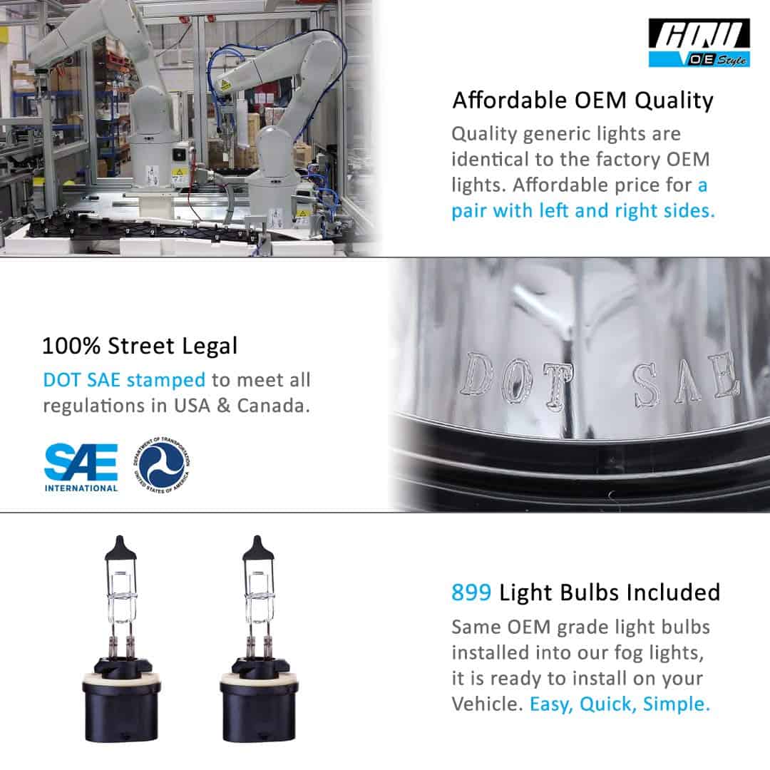 Juego de luces antiniebla OEM CPW para Nissan Titan - Imagen 4