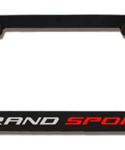 Marco de placa de licencia C7 Corvette - -Negro