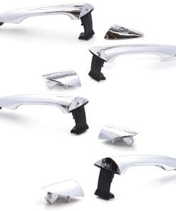 Conjunto de 8 Manijas de Puerta Exterior Cromadas