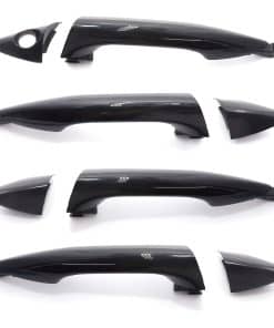 Set de 8 Manijas de Puerta Exteriores de Primed Negro para