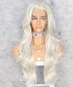 Peluca de Encaje Sintético Rubio Platino SAPPHIREWIGS Pre
