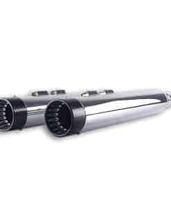 Silenciadores de 4.5" cromados SHARKROAD para Harley