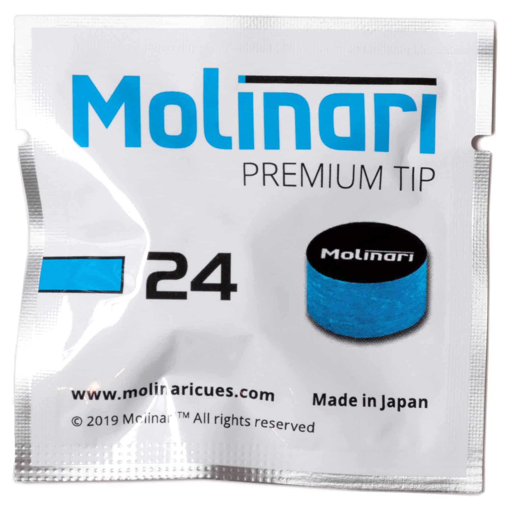 Punta de Taco para Billar Molinari Premium - 1 pc - 14 mm