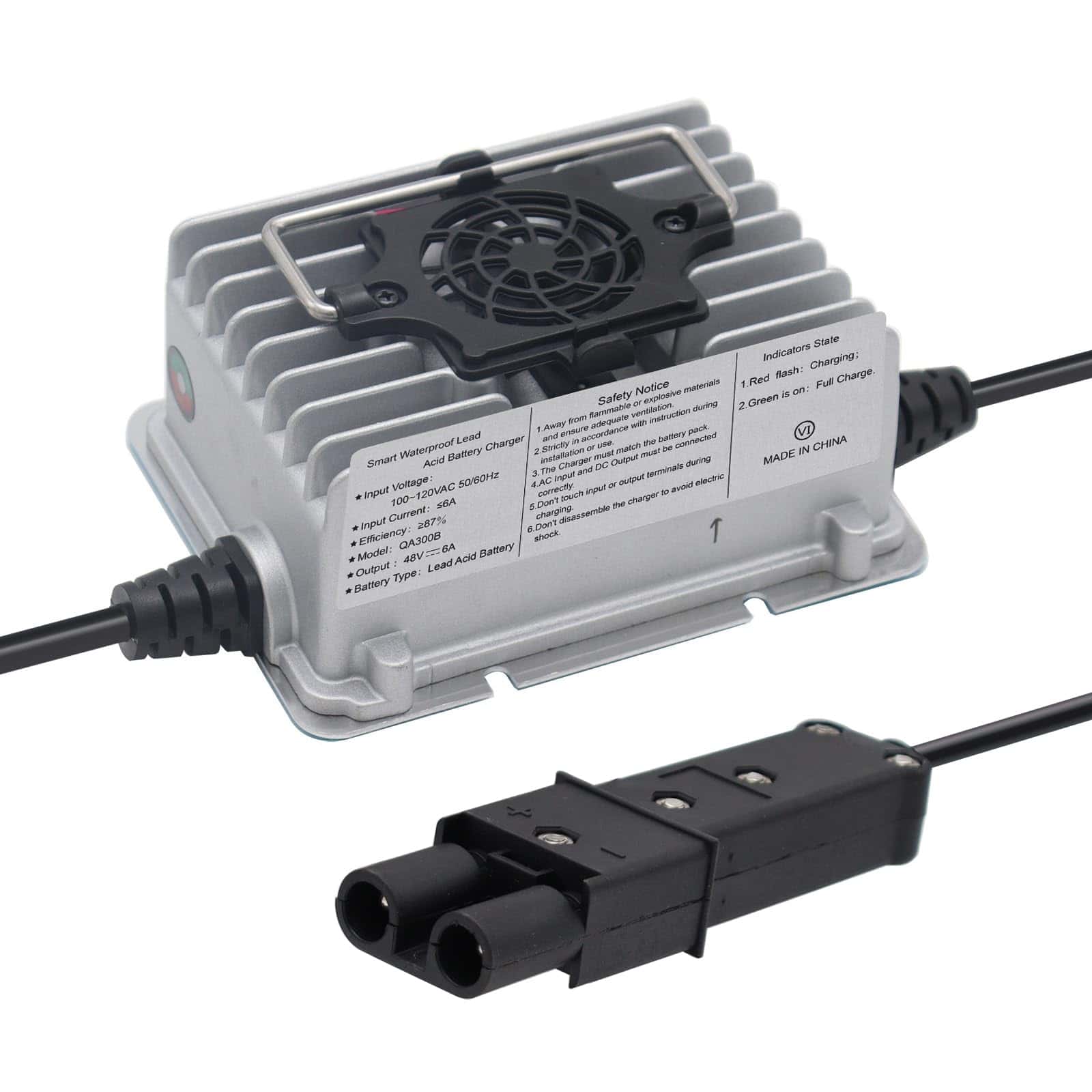 Cargador de Batería de 48V 6A para Carro de Golf Yamaha G19