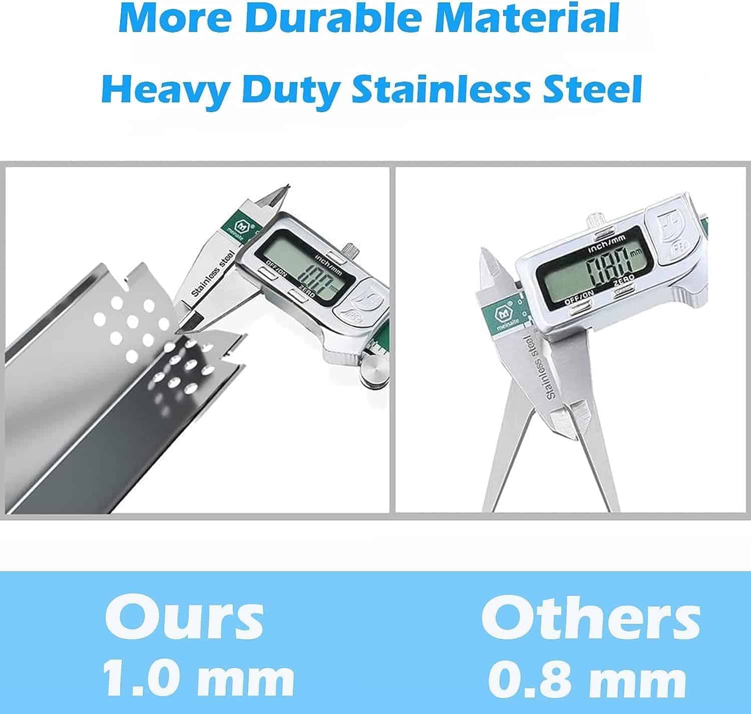 Uniflasy Grill Parts Heat Plates Shield Tent para Nexgrill - Imagen 5