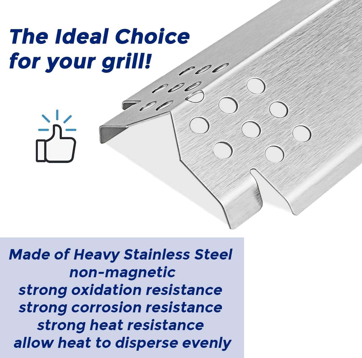 Uniflasy Grill Parts Heat Plates Shield Tent para Nexgrill - Imagen 4