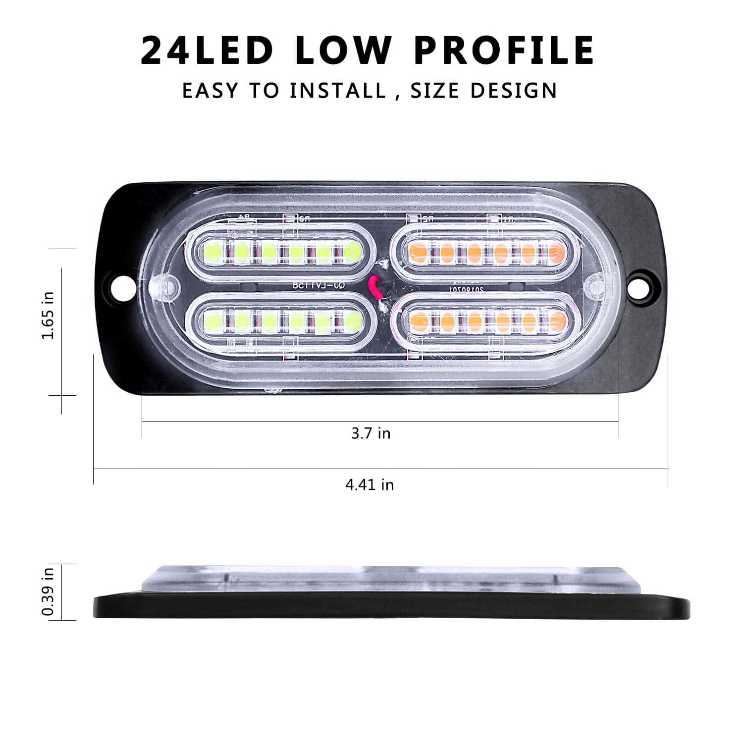 Luces de Advertencia LED EASE2U, 4pcs Luz de Emergencia de - Imagen 5