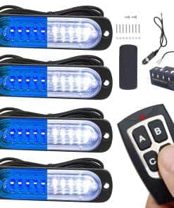 Luces de Advertencia LED EASE2U, 4 Piezas de Advertencia de