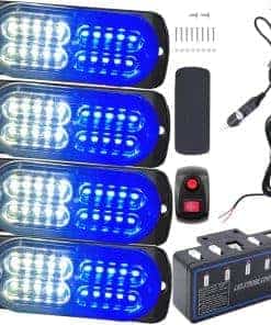 Luces de Advertencia LED EASE2U, 4pcs Luces de Advertencia