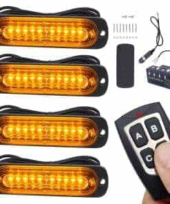 Luces estroboscópicas LED EASE2U para camiones, -Ámbar
