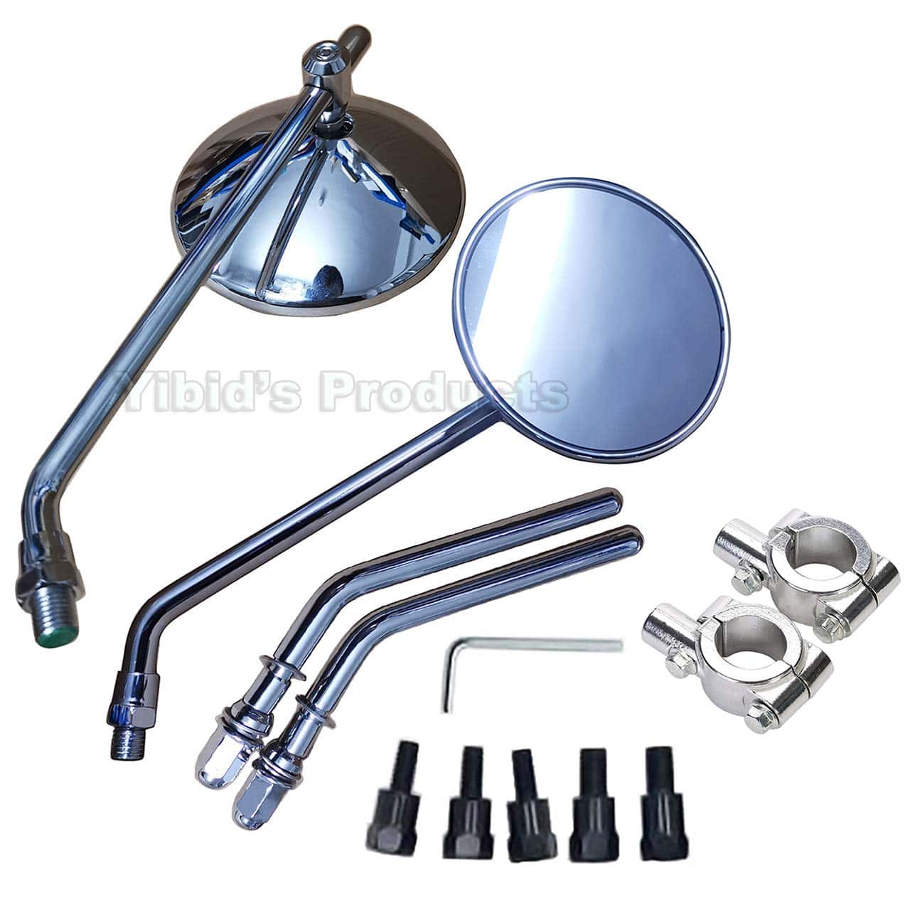 Espejos Retrovisores Redondos para Motocicleta Yibid