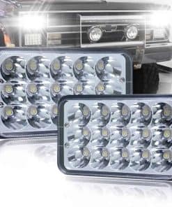 Faros LED Dot Aprobados 4x6 pulgadas 2PCS - Blanco - Para