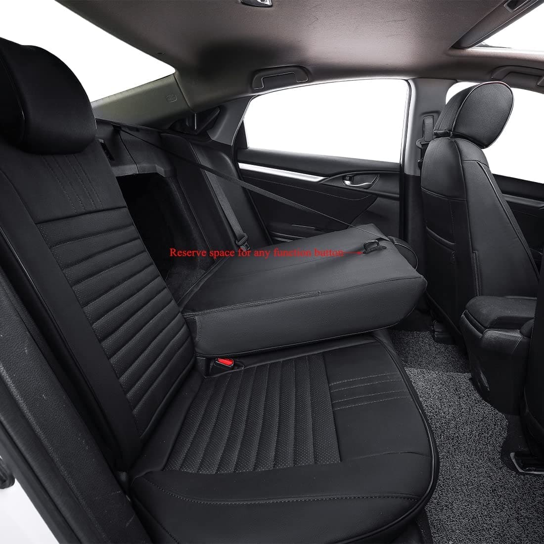 Fundas de Asiento EKR para Honda Civic 2016, 2017, 2018, - Imagen 6