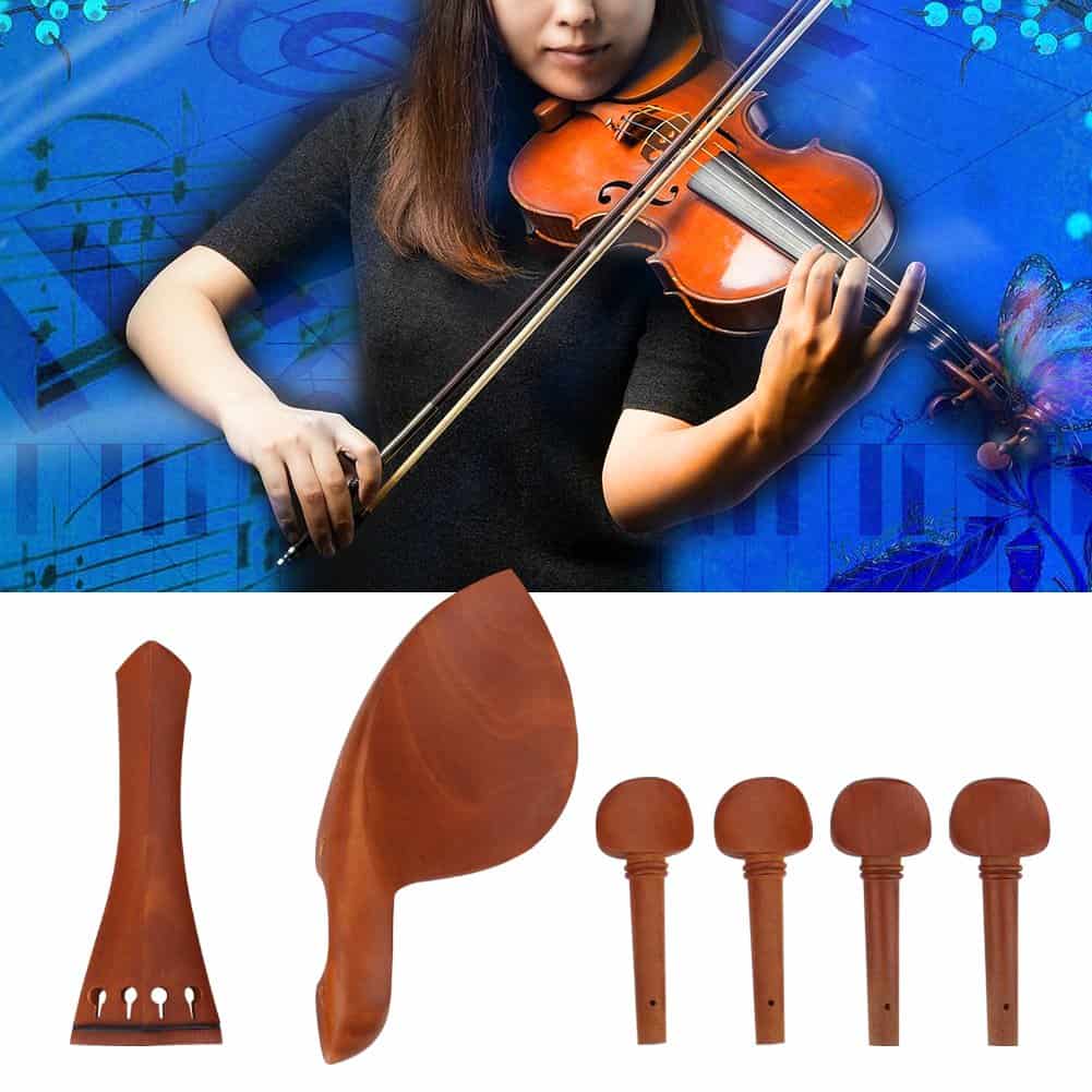1Set de Piezas para Violín de Jujube Wood con Cuerda A para - Imagen 5