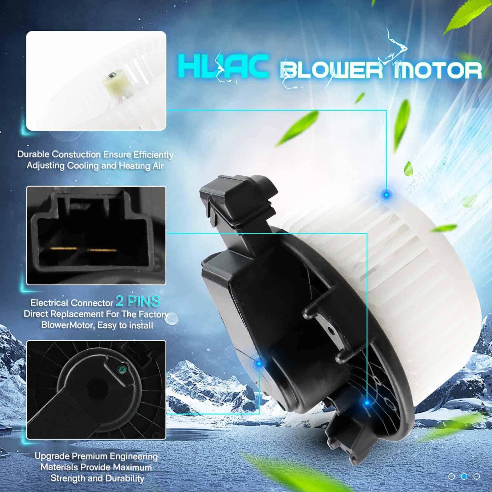 Motor del ventilador del calentador HVAC con jaula de - Imagen 5