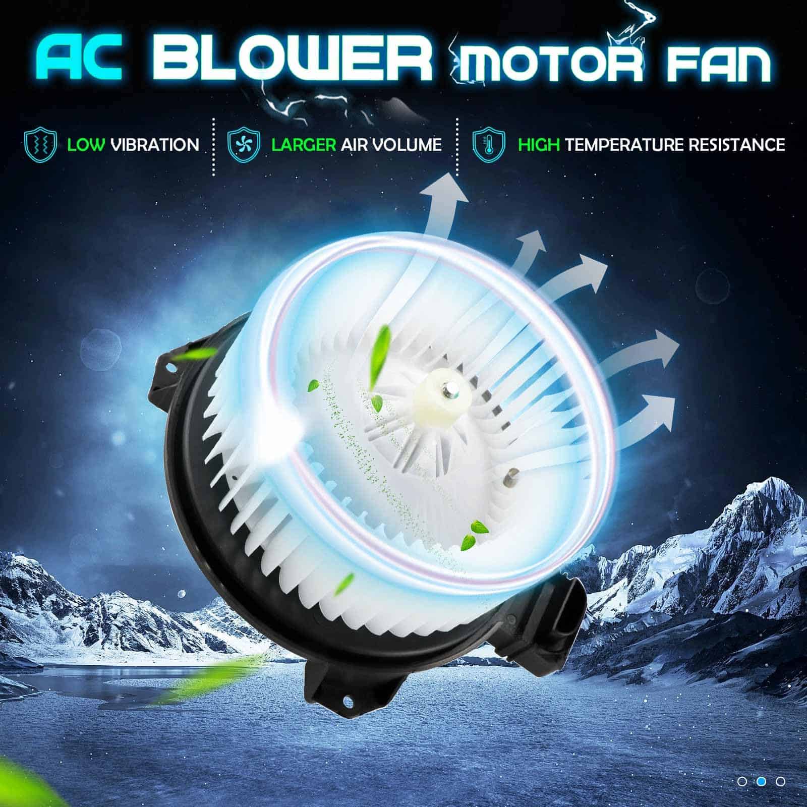 Motor del ventilador del calentador HVAC con jaula de - Imagen 3