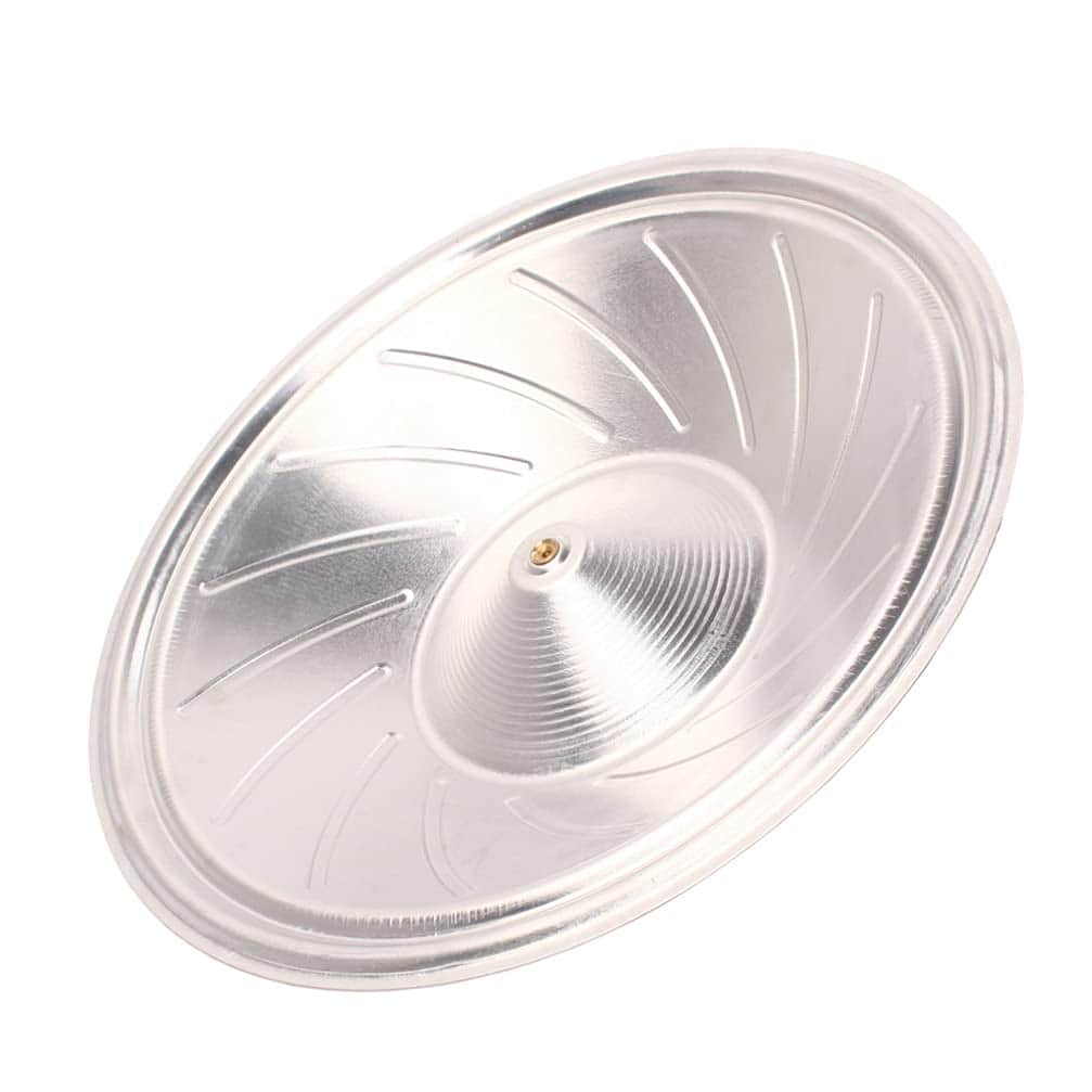 1 Pc Cono Resonador Plateado Aluminio Duradero Resistente - Imagen 3