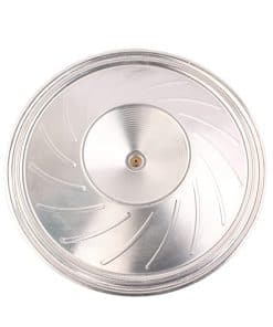 1 Pc Cono Resonador Plateado Aluminio Duradero Resistente