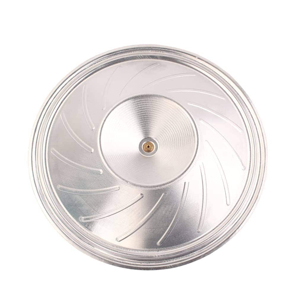 1 Pc Cono Resonador Plateado Aluminio Duradero Resistente