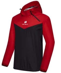 Chaqueta de Sauna HOTSUIT para Hombres -Rojo