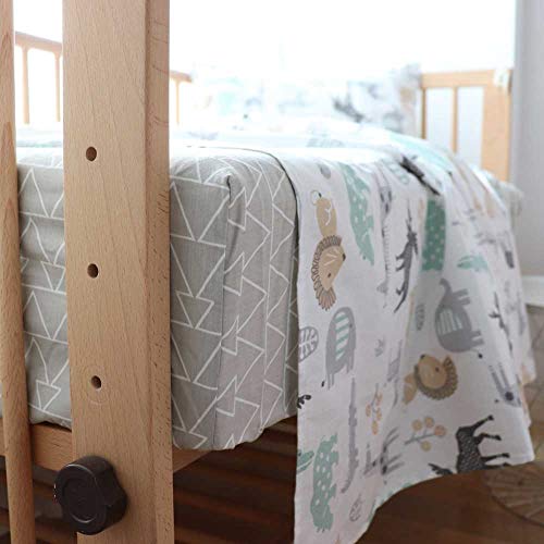 Set de Ropa de Cama de Cuna Emenpy 100% Algodón para Bebés - Imagen 6