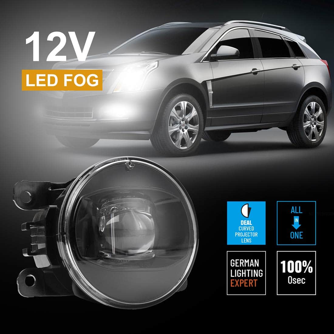 Faros LED para Niebla para Ford Mustang 2015 2016 2017 - Imagen 7