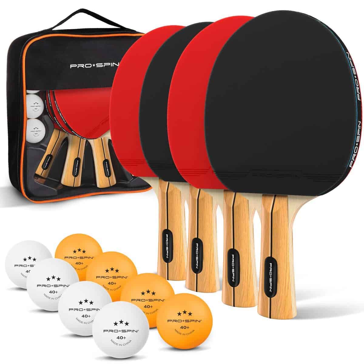 Set de Raquetas de Ping Pong PRO SPIN - Set de alto