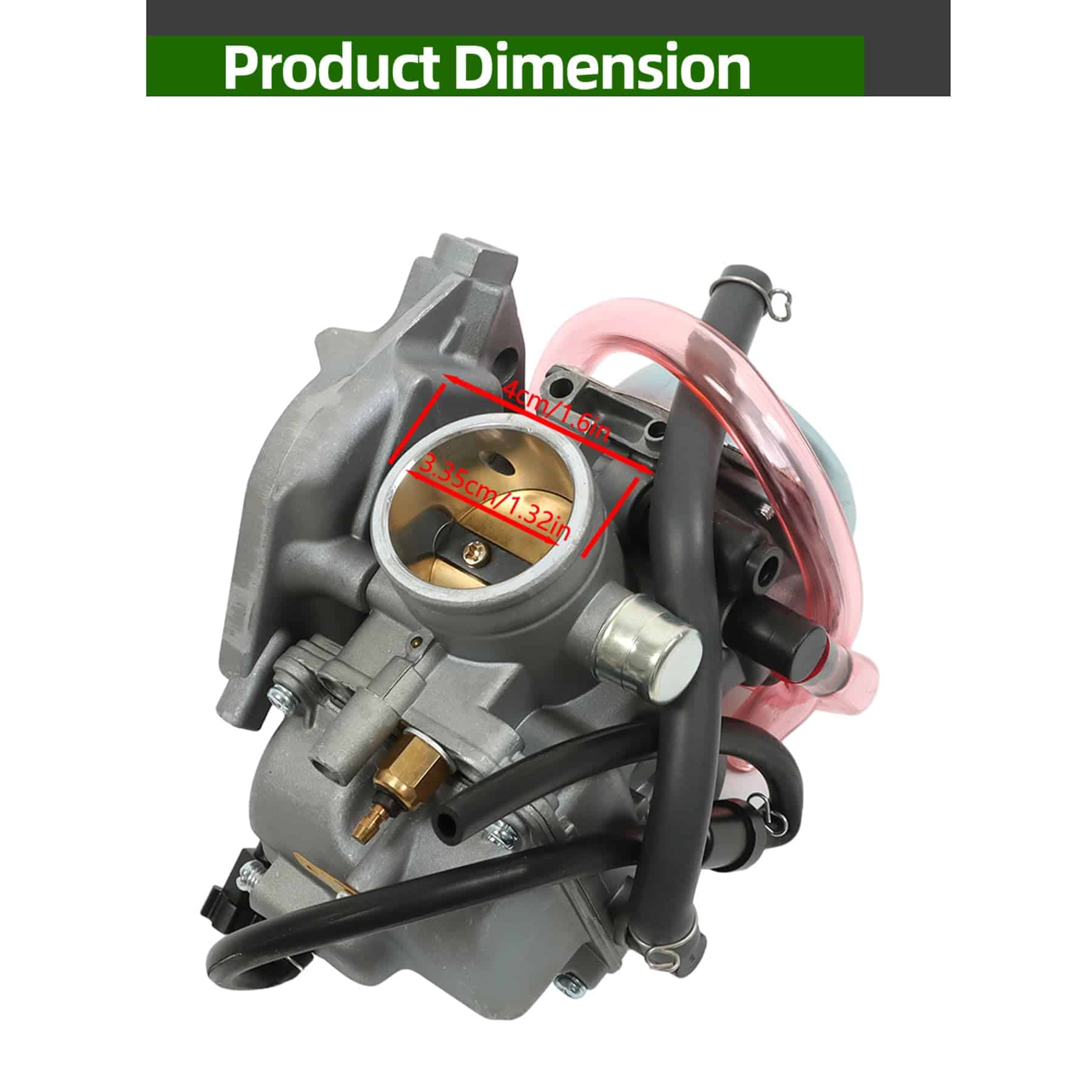 Carburador de Repuesto para Kawasaki Prairie 360 KVF360 - Imagen 4