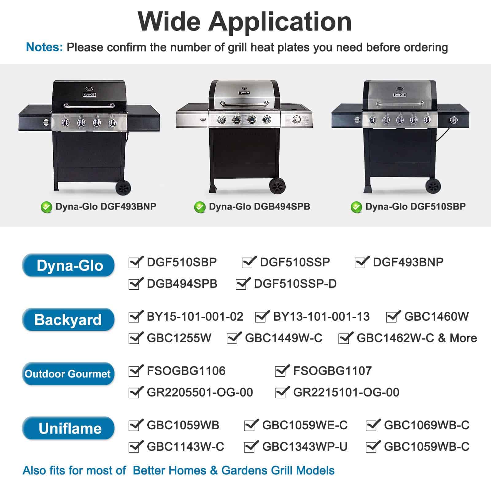 Criditpid Placa Protectora para Parrilla, Cubierta de - Imagen 8