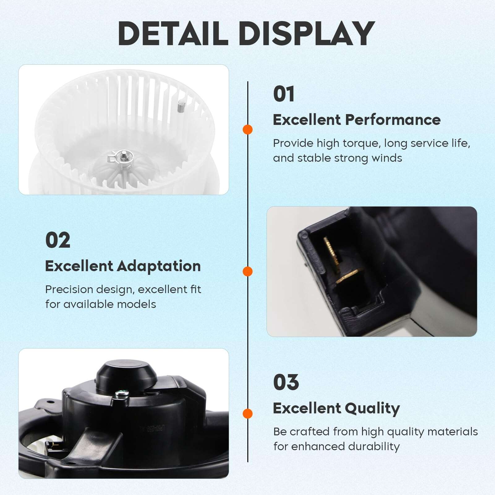 Motor soplador de HVAC con jaula de ventilador para Scion - Imagen 3