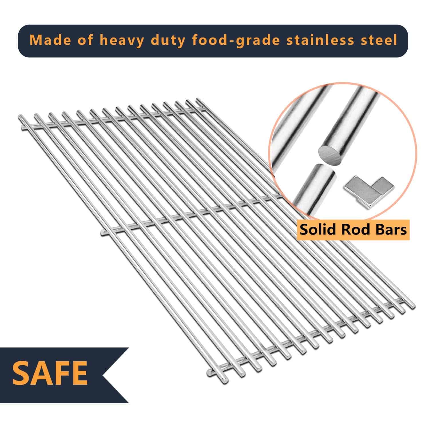 Parrillas de acero inoxidable de 19 pulgadas para parrillas - Imagen 6