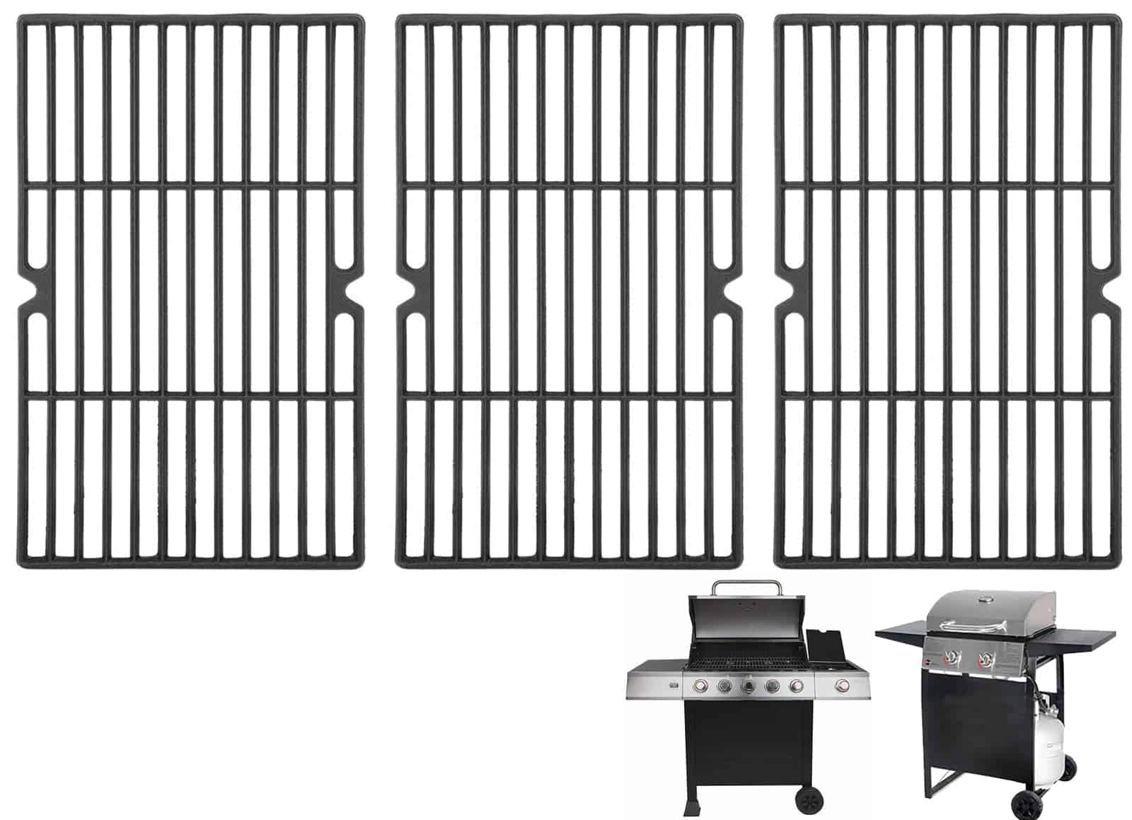 Rejilla de cocción de hierro fundido para piezas de