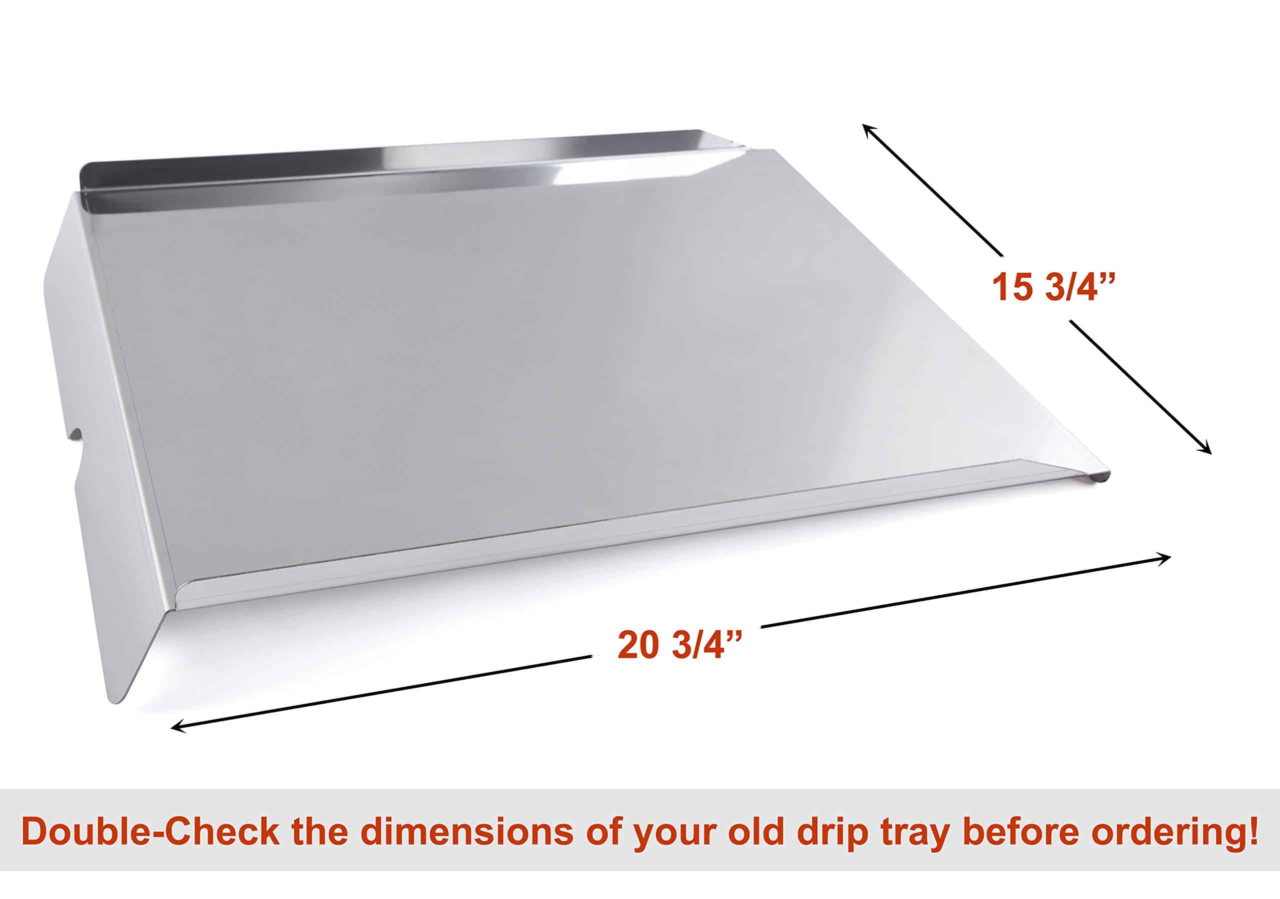 Bandeja de goteo Heat Baffle de repuesto para parrilla de - Imagen 3