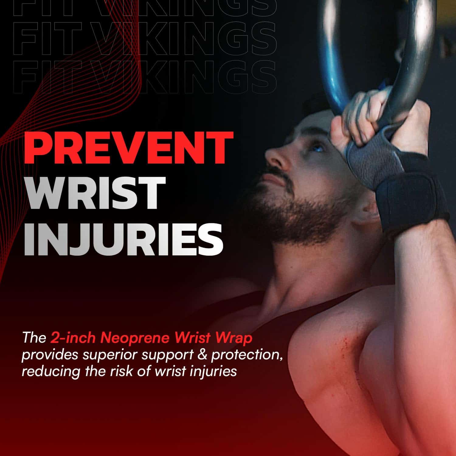 Agarres de gimnasia Fit Vikings - Guantes para Crossfit - - Imagen 6