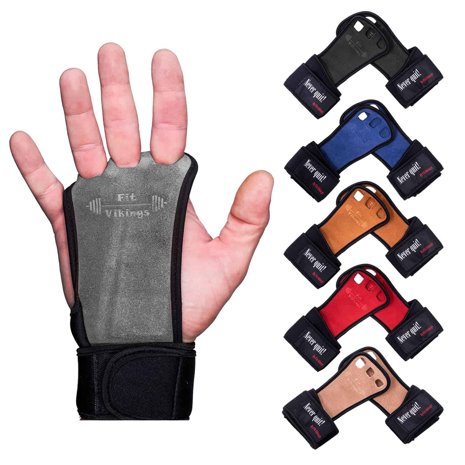 Agarres de gimnasia Fit Vikings - Guantes para Crossfit -