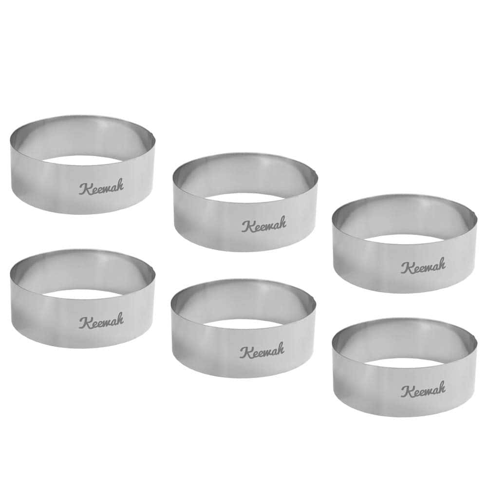Anillo Grande para Hamburguesas Keewah de 4.5 Pulgadas - 6