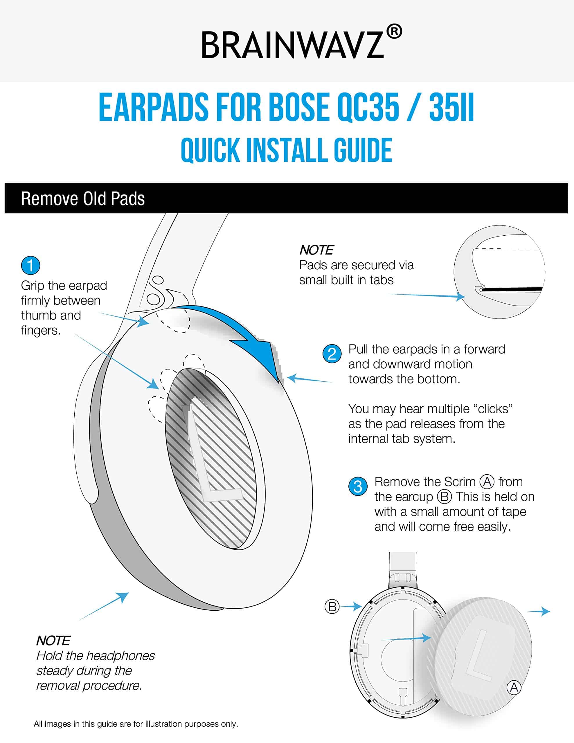 Almohadillas de Repuesto para Audifonos Bose QuietComfort - Imagen 8