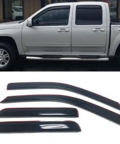 Deflector de ventana de visera de lluvia solar estilo Smoke