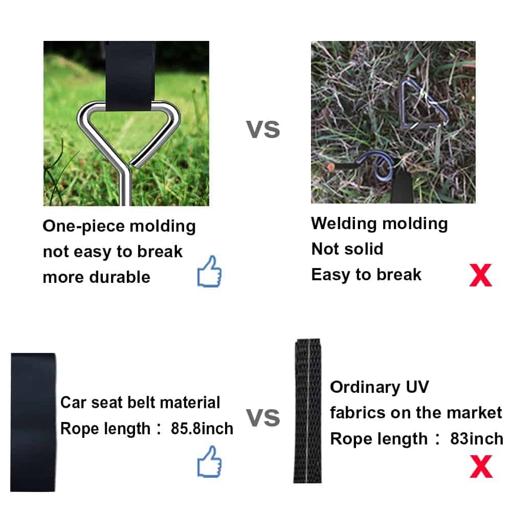 Estacas para cama elástica Eurmax USA, juego de 4 estacas - Imagen 3