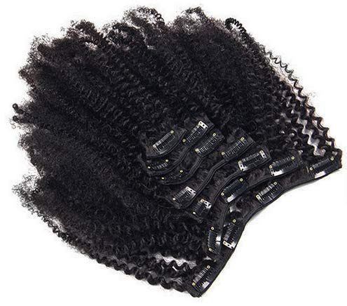 Extensiones de Cabello Afro Kinky Curly Clip en Extensiones - Imagen 4