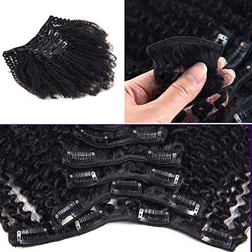 Extensiones de Cabello Afro Kinky Curly Clip en Extensiones - Imagen 5