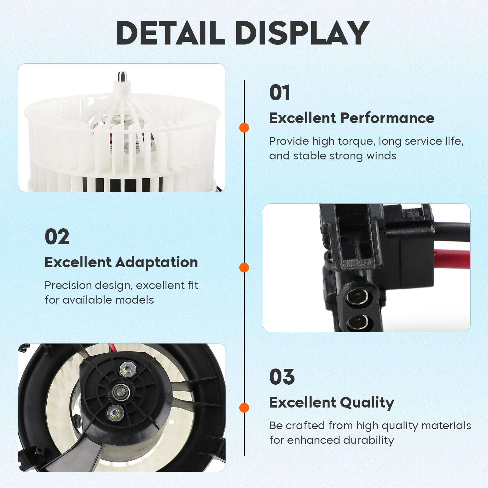 Motor del soplador de HVAC con jaula de -118300908 - Imagen 3