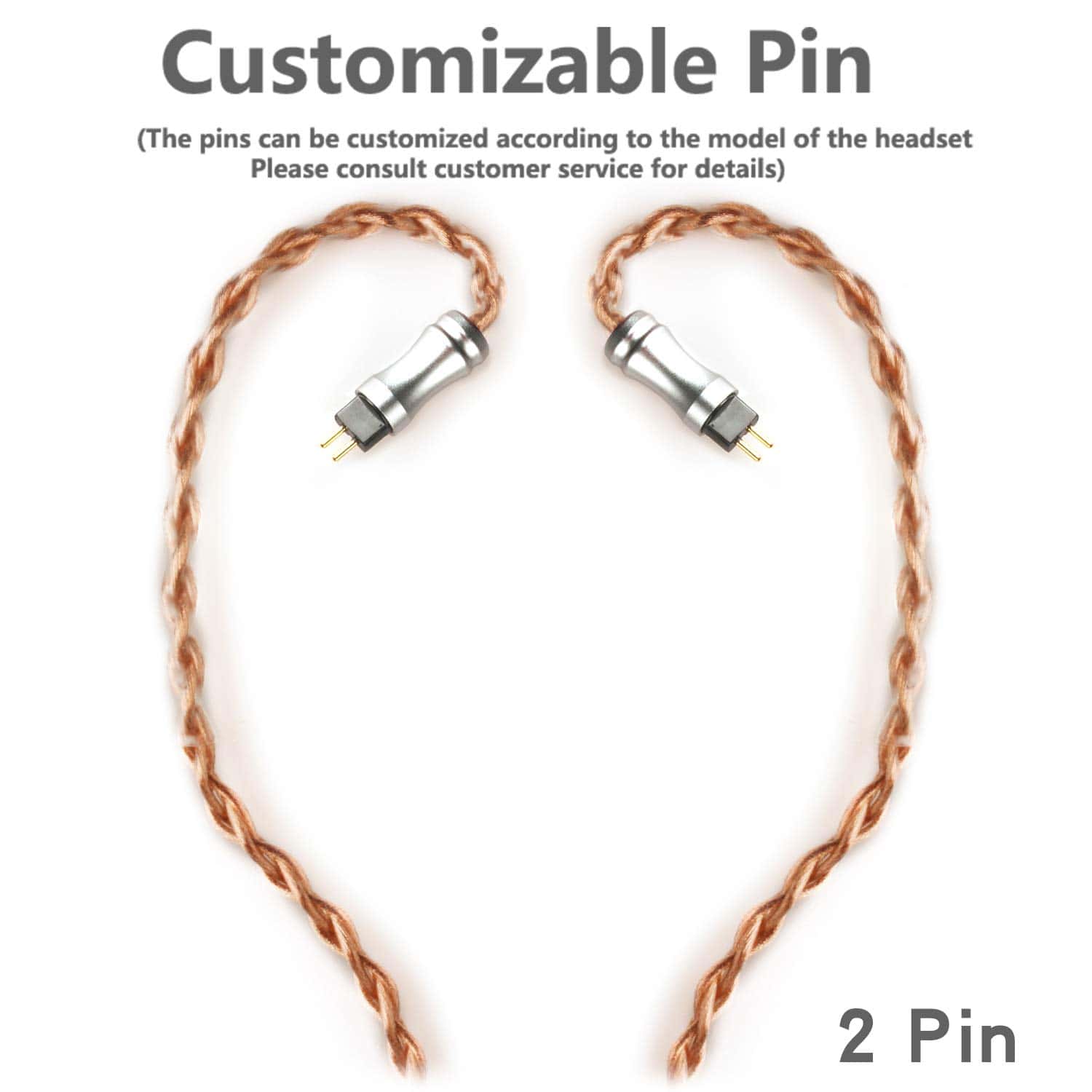 Cable FAN ACOUSTICS fb05 MMCX de 8 Núcleos de Cobre Cable - Imagen 6