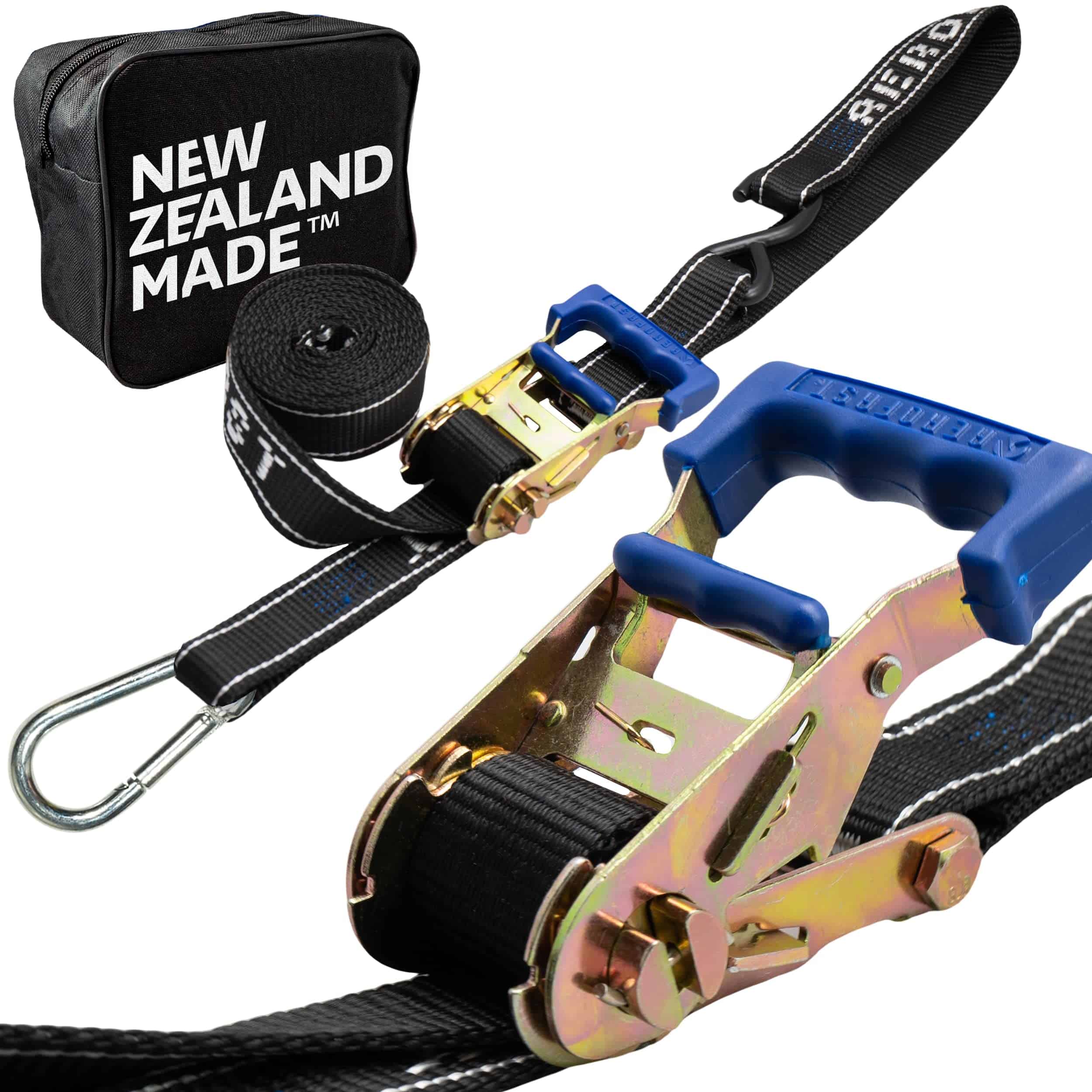 Correas de amarre de trinquete Loadfast para -Negro