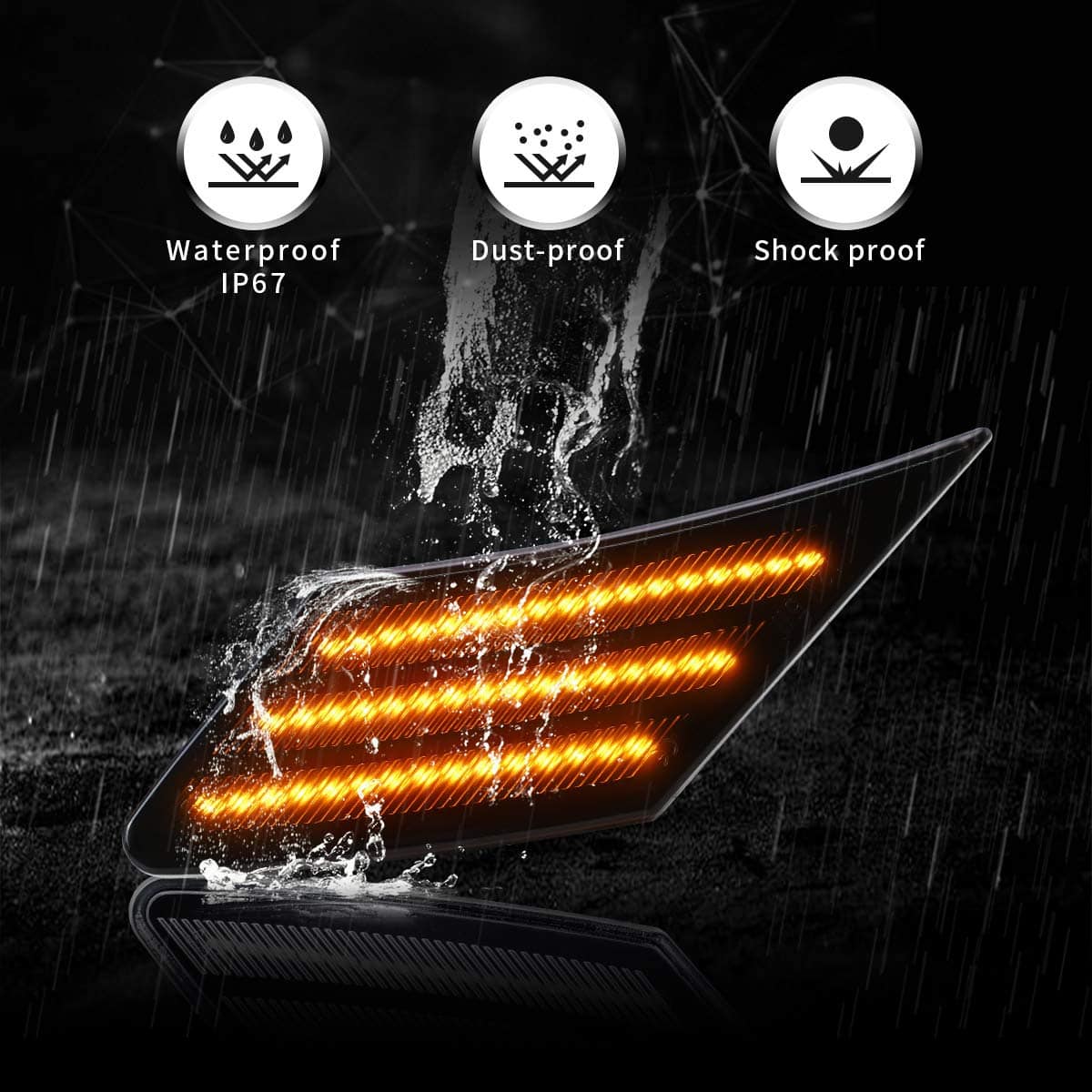 Luces de marcador lateral LED VLAND compatibles con - Imagen 8