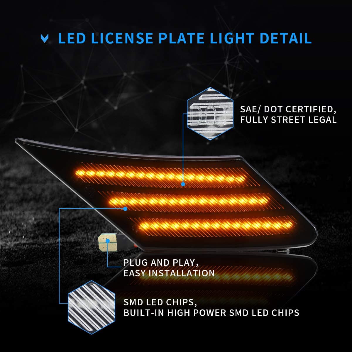 Luces de marcador lateral LED VLAND compatibles con - Imagen 5
