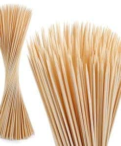 120 PCS Palitos de bambú para asar malvaviscos, pinchos