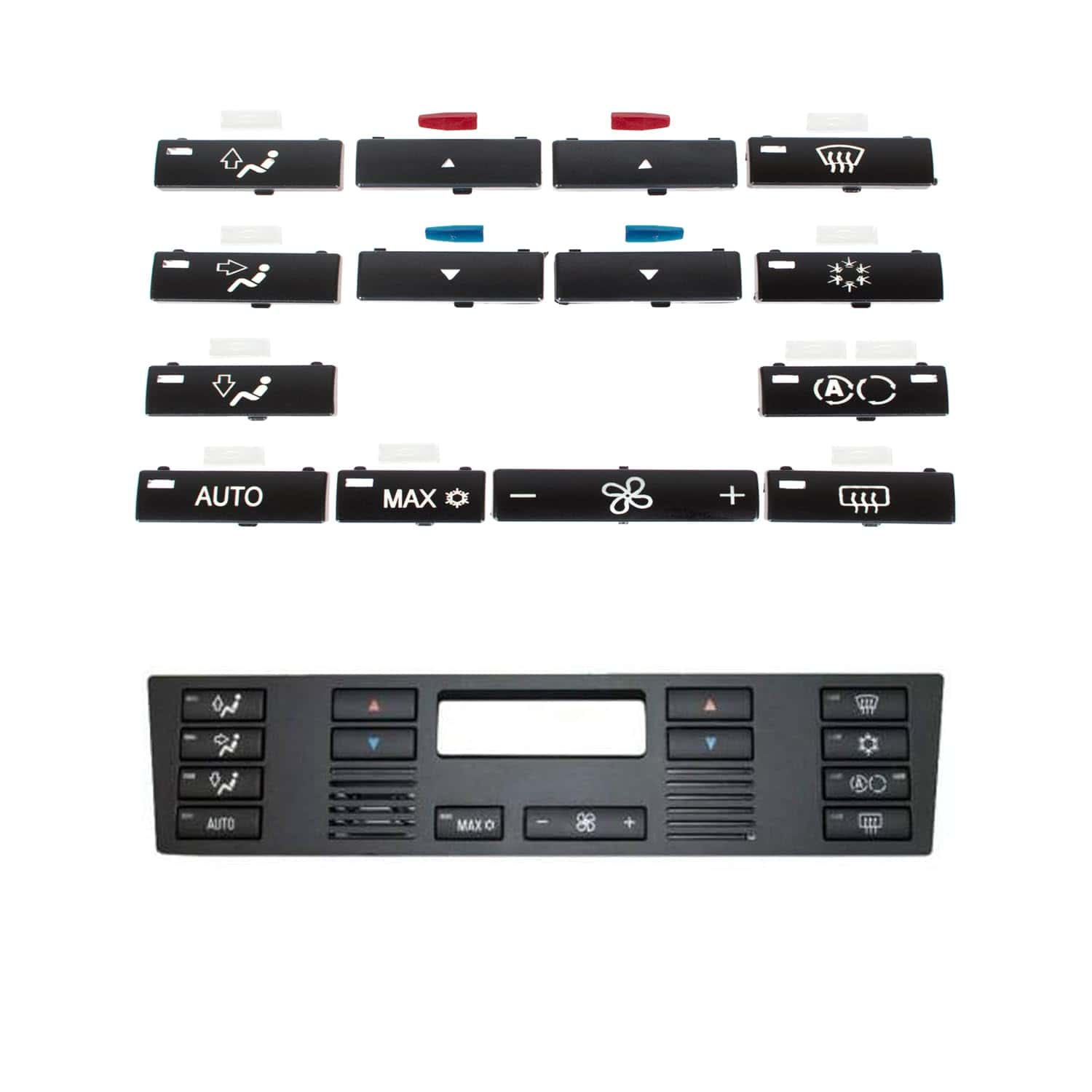 Conjunto de Botones de Control de Aire Acondicionado