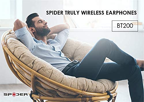 Auriculares inalámbricos Bluetooth Spider Truly BT200, negro - Imagen 5