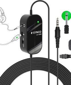 Micrófono de solapa SYNCO Lav-S6M, puerto de monitor de